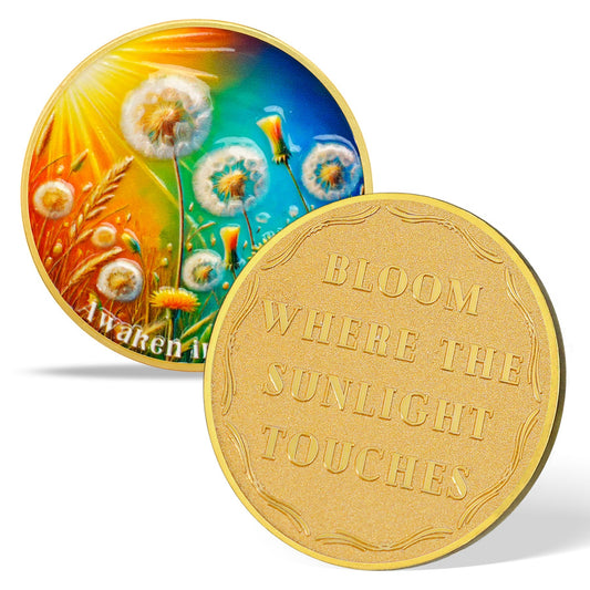 Dandelion Sunlight Sobriety Coin mysite