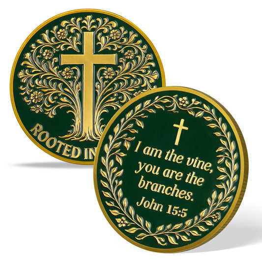 High-Relief Grace Tree Religious Coin mysite