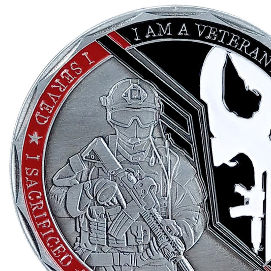 5 Pcs My Oath Never Expires Military Challenge Coin Gift Set mysite