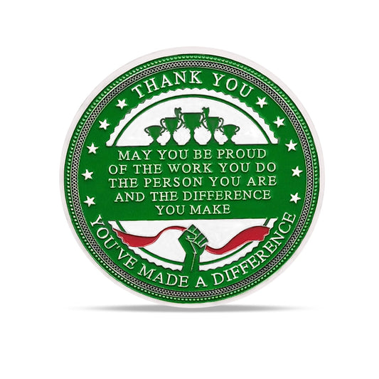 Encouragement Challenge Coin-Employee Appreciation Gifts Inspirational Thank You Coin for Students and Cowokers-Building Mastery and Skill mysite
