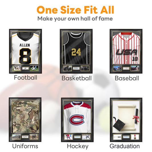 98% UV Protection Acrylic Solid Wood Jersey Frame Display Case mysite