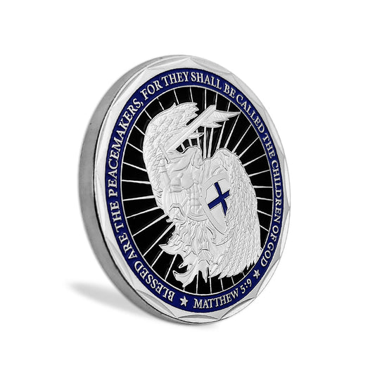 5 Pcs Guardian Angel Police Challenge Coin Gift Set mysite