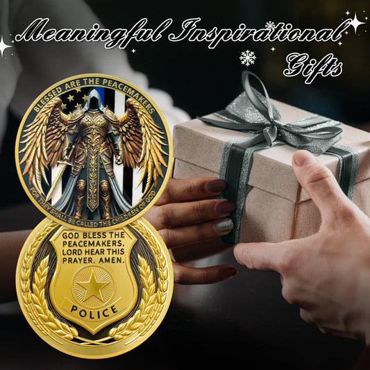 Archangel Michael Blessed Peacemakers Saint Michael Police Officers Prayer Coin mysite
