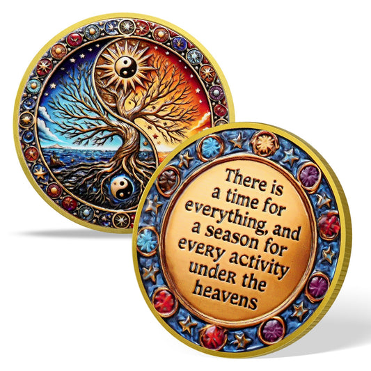 Chinese Traditional The Yin Yang Tree Recovery Sobriety Coin mysite