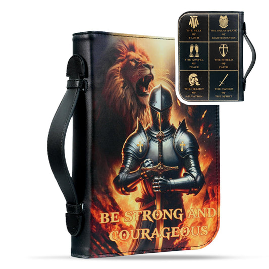 Personalized Knight Bible Cover for Women Men Coin With Meaning