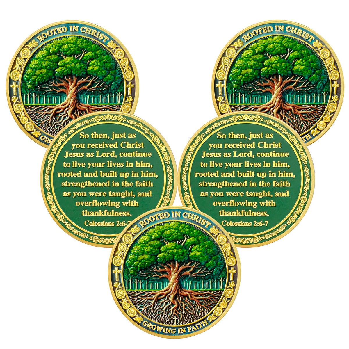 Tree of Faith Coin Coin With Meaning