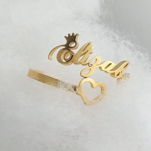 Mother's Day Gifts | Personalized Custom Name Ring | Gift For Lover decowoodo