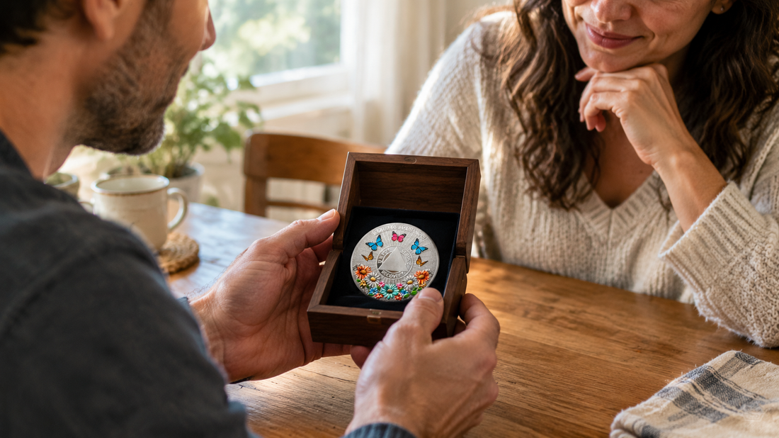 Five-year recovery chip representing a long-term sobriety milestone