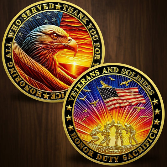 Veterans challenge coins used as appreciation gifts honoring military service