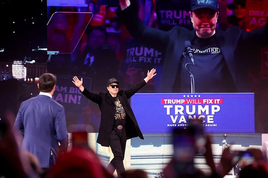 Elon Musk speaking at CPAC in 2025; photo by Gage Skidmore via Wikimedia Commons, CC BY-SA 2.0