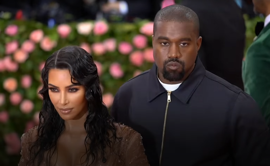 Archival 2019 photo of Kim Kardashian and Kanye West at the Met Gala, used for a 2026 article about co-parenting and North West’s concert.