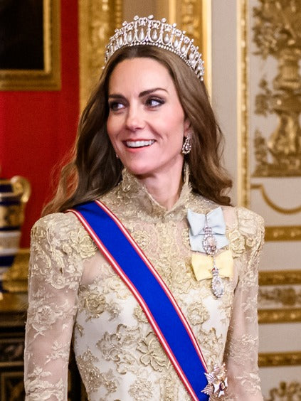 Catherine, Princess of Wales at a 2025 state banquet; archival public-domain photo by Daniel Torok / White House, not from the 2026 Forward Trust visit.