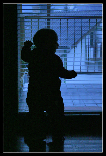 Silhouette of a child; Creative Commons image via Wikimedia Commons used for an article about surrogacy and identity