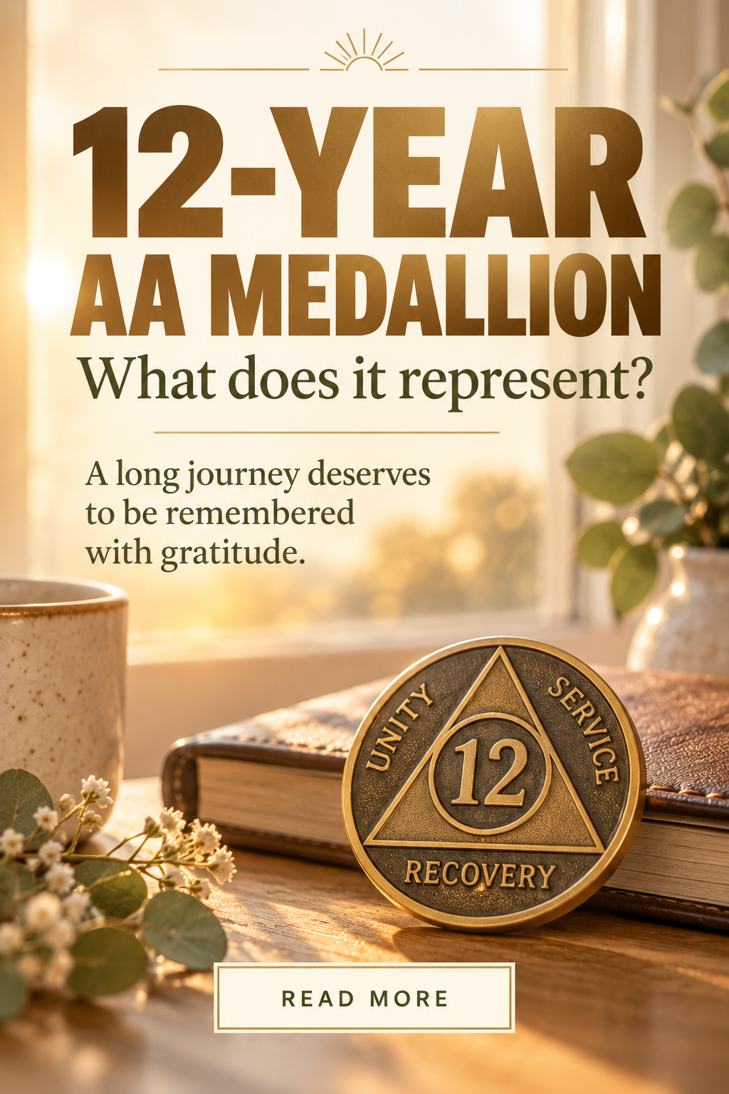 Twelve year milestone editorial graphic