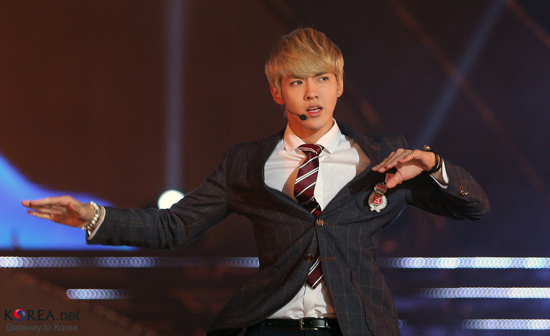 A wide K-pop festival stage scene; licensed contextual image for the Baby Shark boy K-pop debut story.