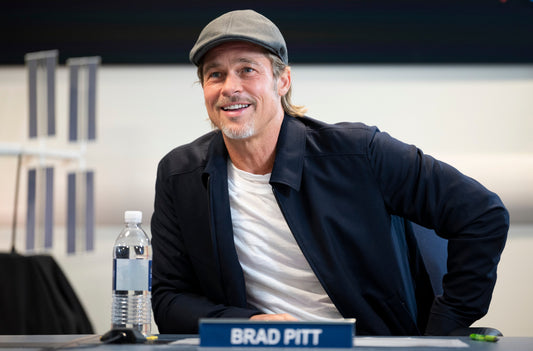 Brad Pitt at NASA Headquarters in 2019; archival public-event image.