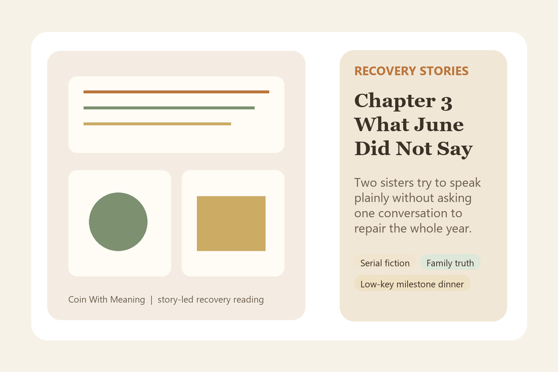 Featured image for Chapter 3 What June Did Not Say in The Date She Kept recovery story series.