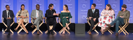 The This Is Us cast at PaleyFest 2017, including Chrissy Metz; wide archival public-event image.