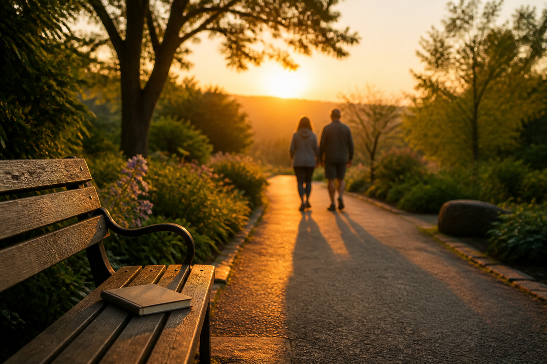 Quiet sunrise path representing faith, meaning and multiple pathways in recovery