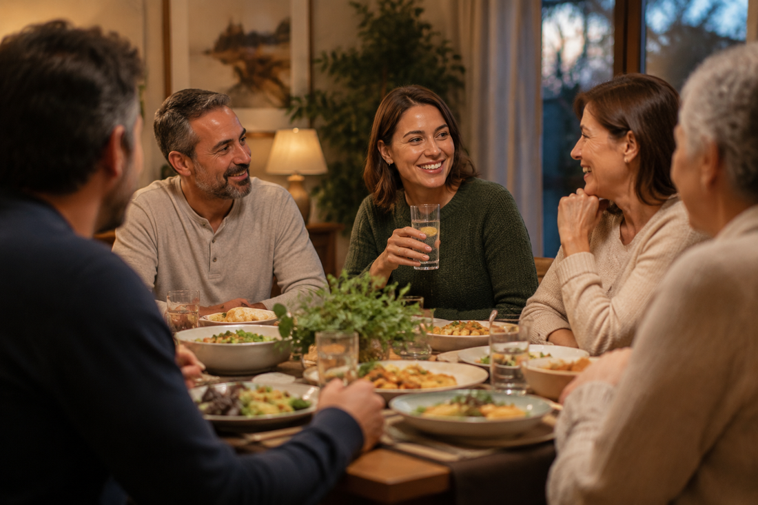Friends spending time together in an alcohol-free social setting during Sober September