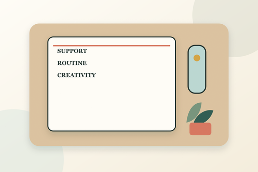 A calm morning journal with a few flexible sobriety life goals