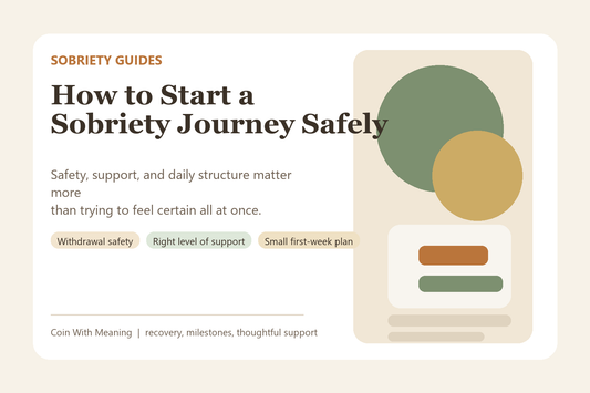 Safe sobriety journey image about withdrawal safety, the right level of support, and a small first-week plan.