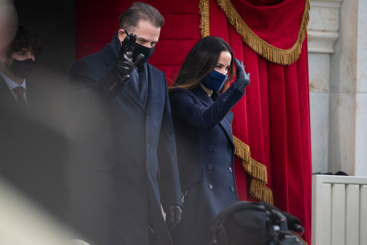 Hunter and Ashley Biden at the U.S. presidential inauguration on January 20, 2021. Archival image, not from the 2026 recovery interviews.