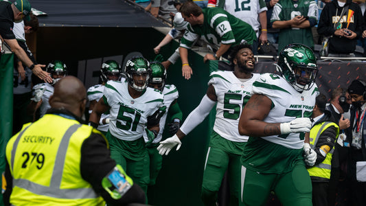 New York Jets team context; wide archival image used because no suitable wide Cade Klubnik event image was available.