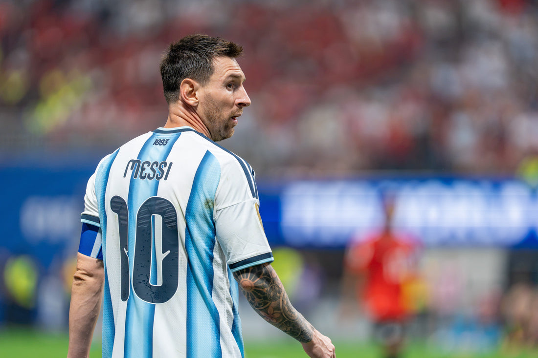Lionel Messi playing for Argentina during the 2026 FIFA World Cup