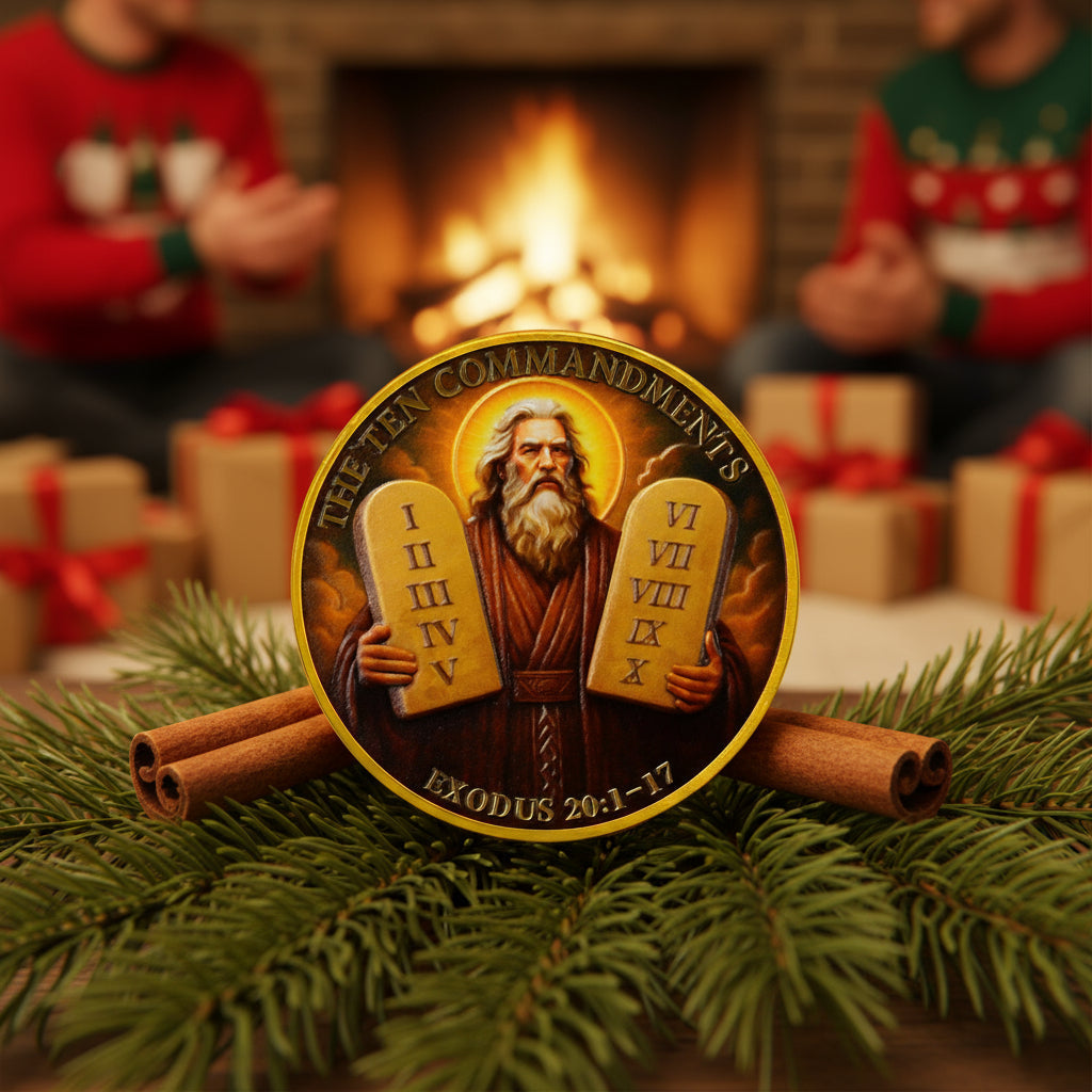 Ten Commandments Prayer  Challenge Coin mysite