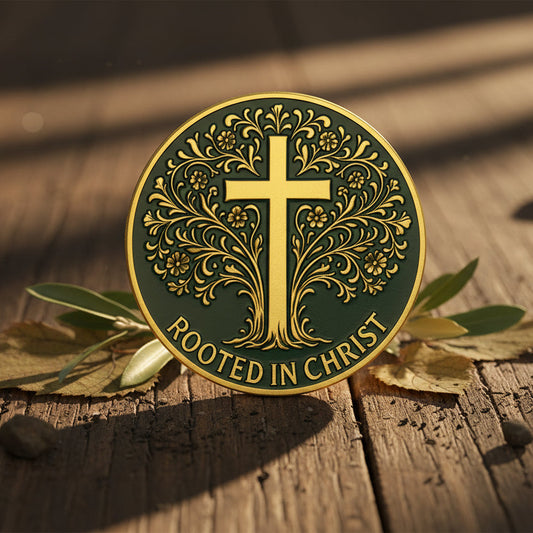 High-Relief Grace Tree Religious Coin mysite