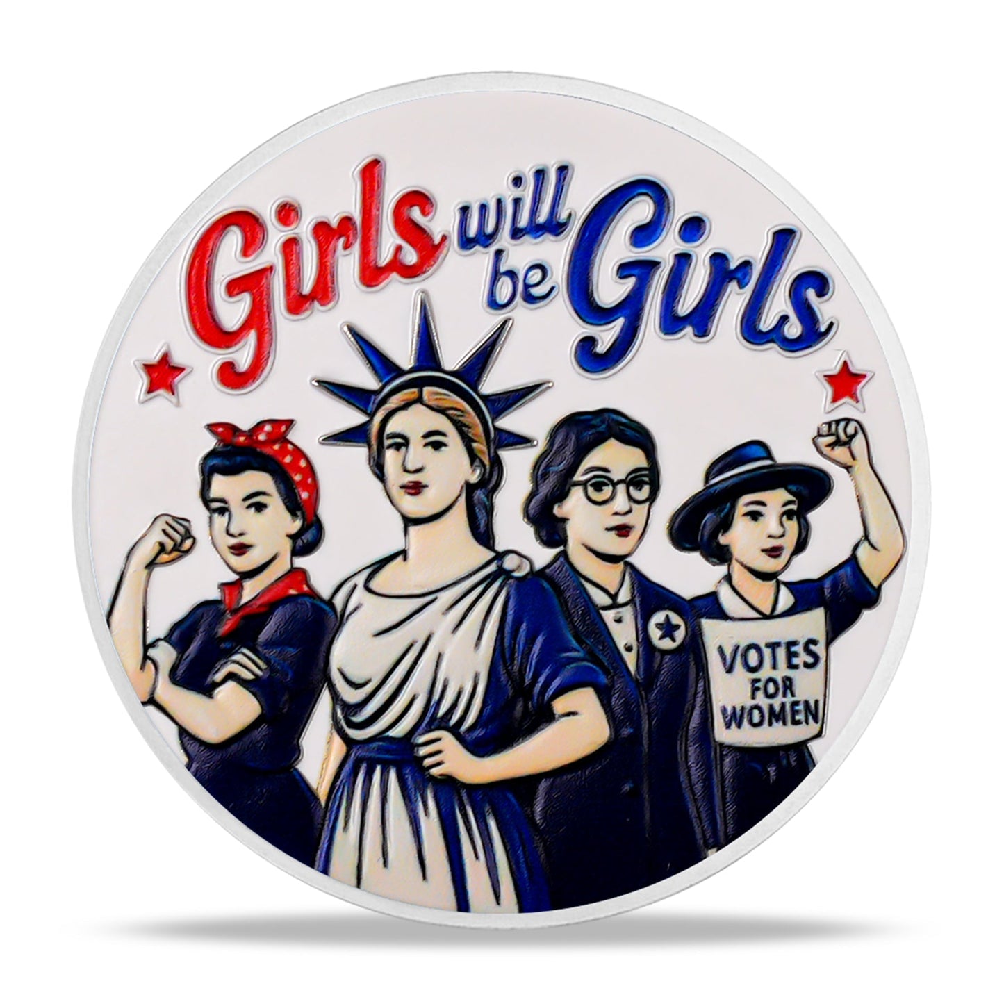 Girls Will Be Girls Sobriety Coin mysite