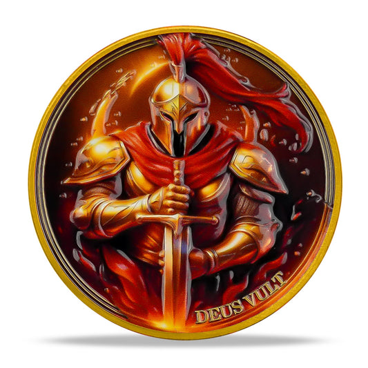 Holy Emblem Knight Religious Coin mysite