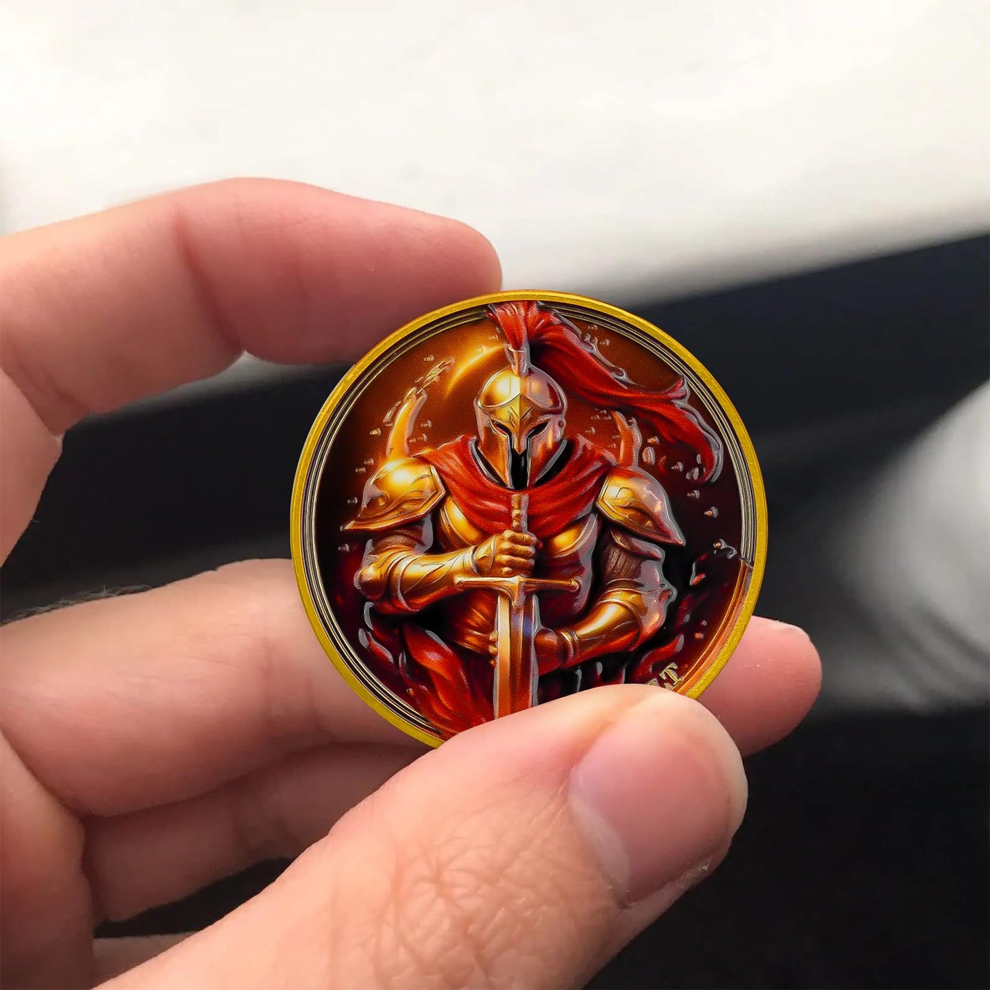 Holy Emblem Knight Religious Coin mysite