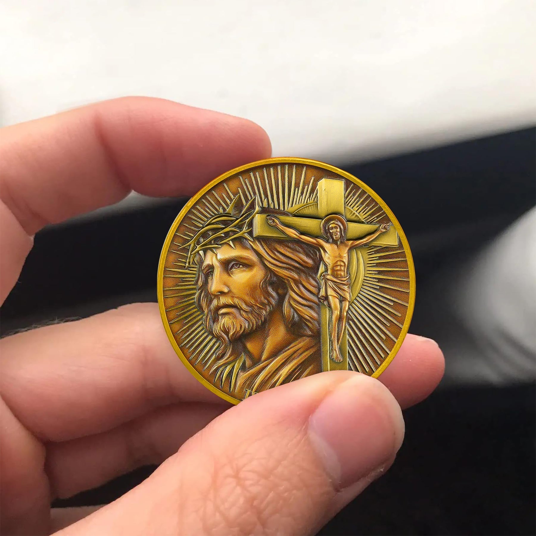 Healing Stripes Christian Religiou Coin mysite