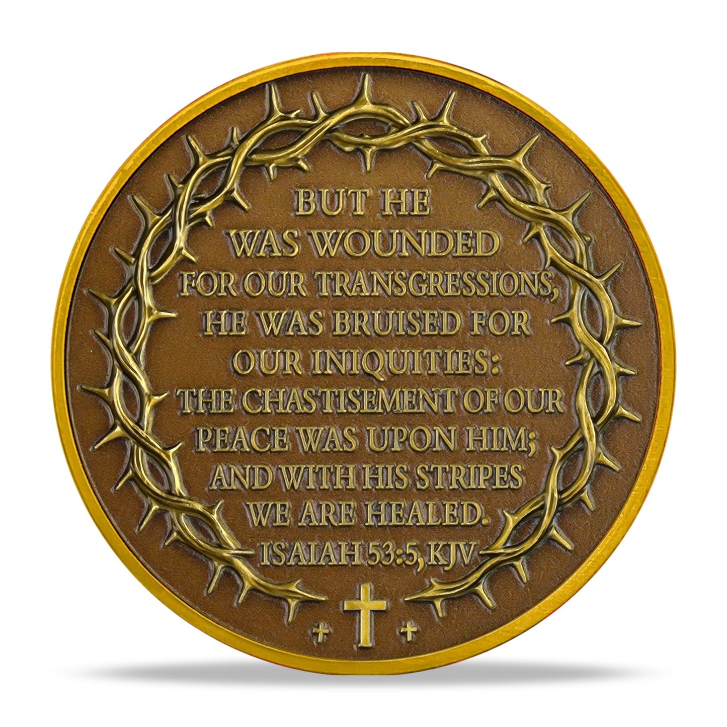 Healing Stripes Christian Religiou Coin mysite
