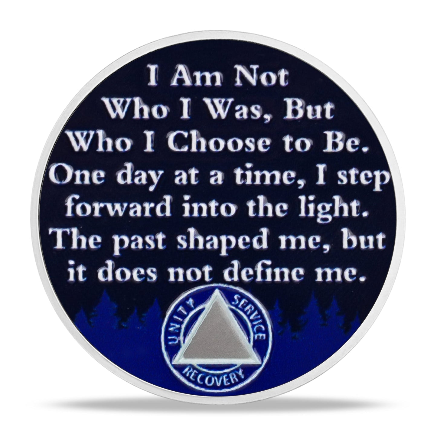 Personalize Moon Forest Redefine Yourself Sobriety Coin mysite