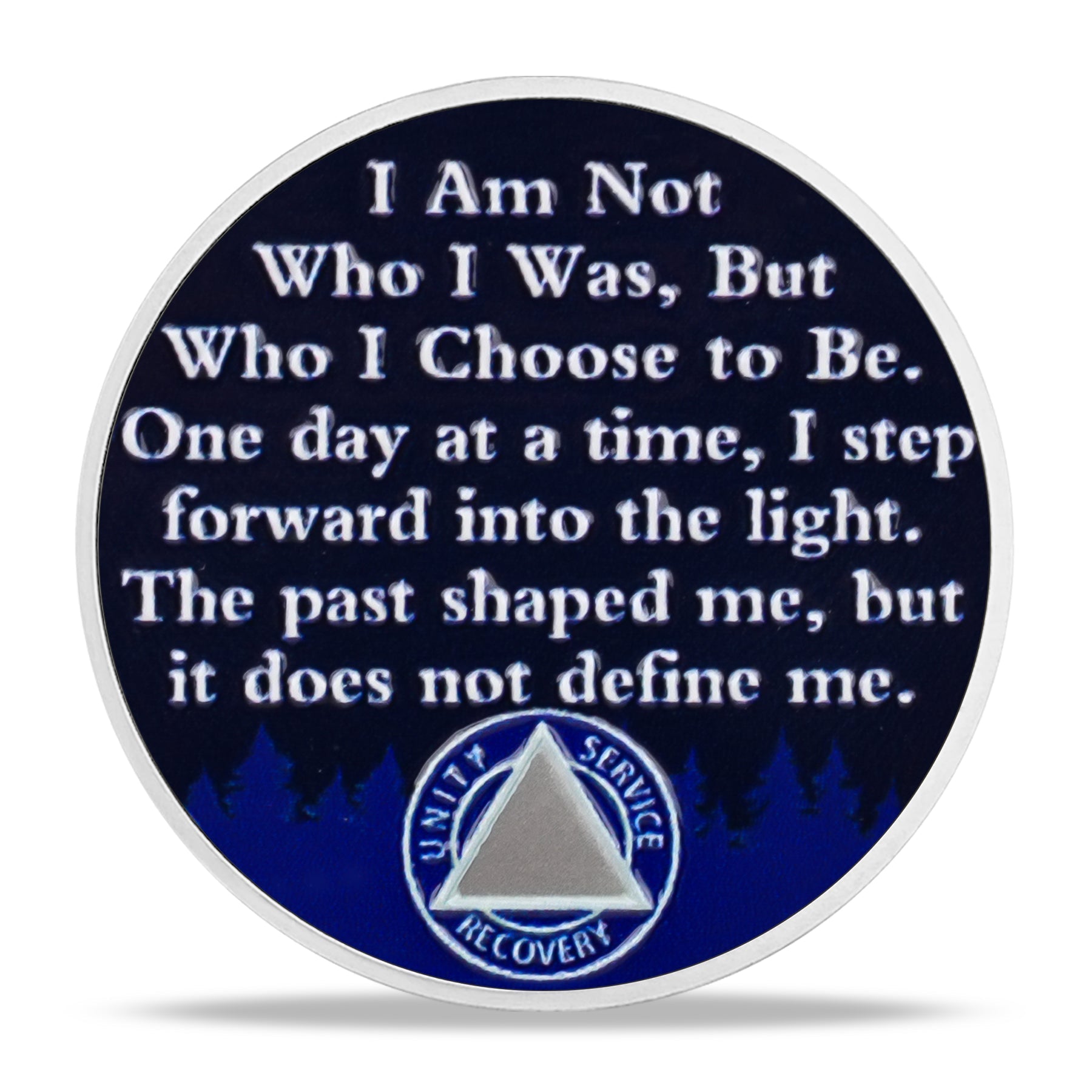 Personalize Moon Forest Redefine Yourself Sobriety Coin mysite