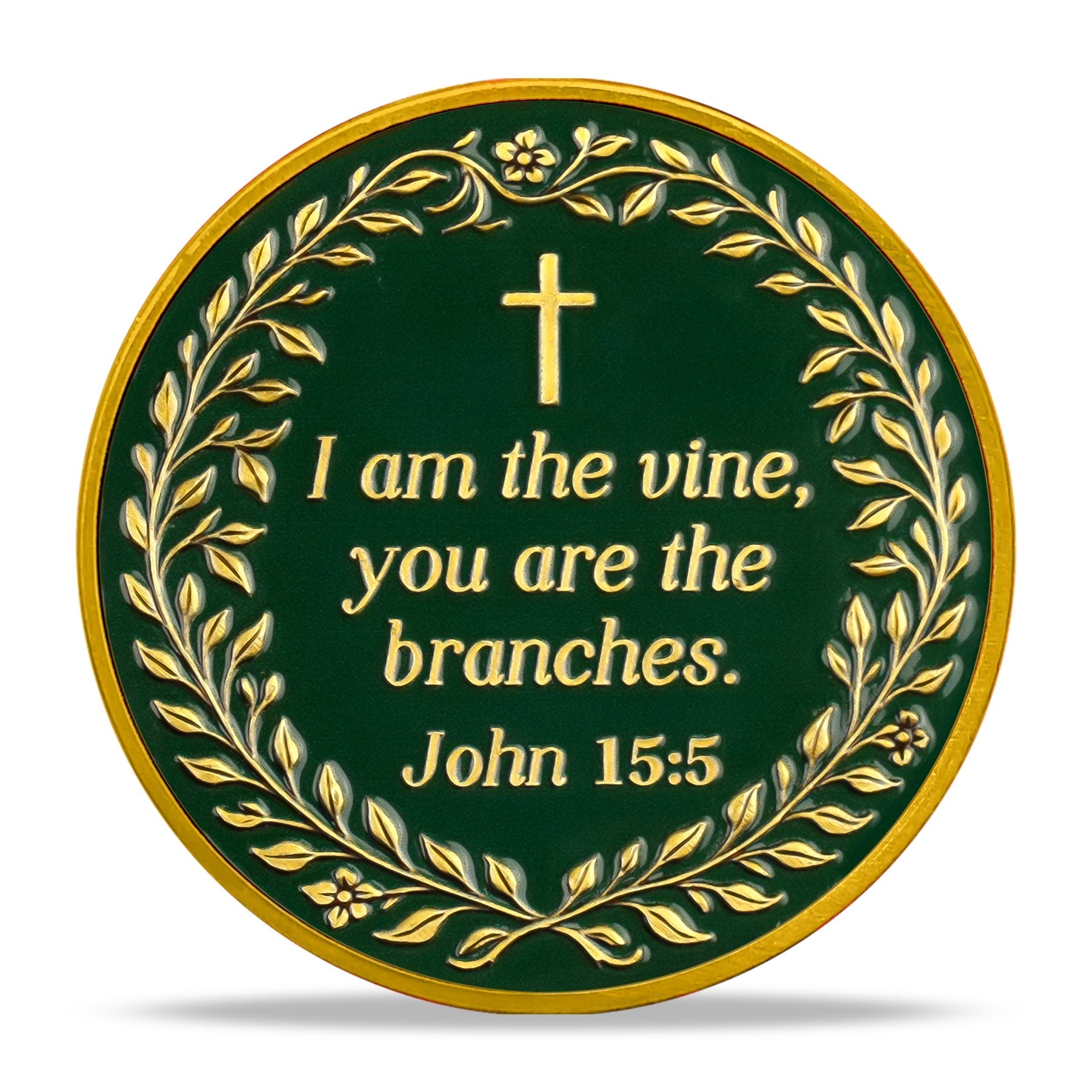 High-Relief Grace Tree Religious Coin mysite