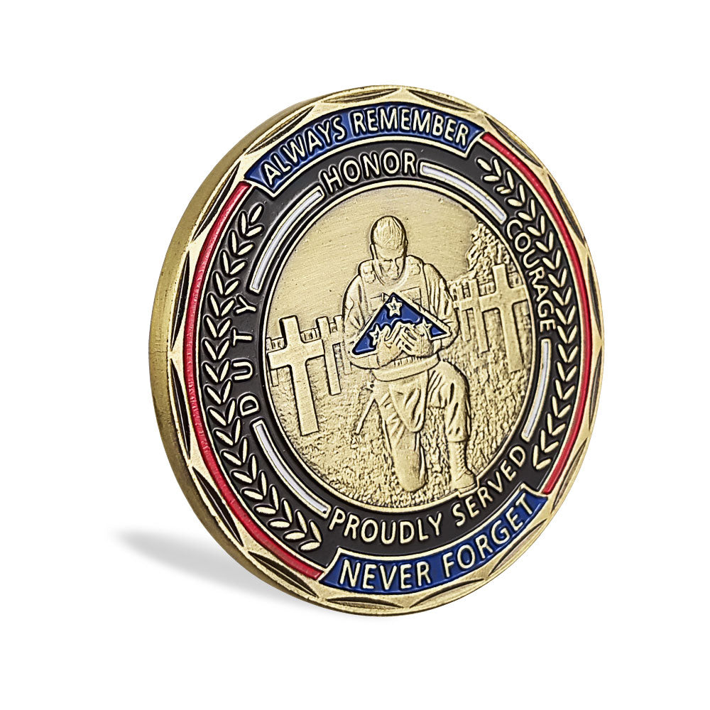 5 Pcs Veterans Military Challenge Coin Retirement Gift Coin Set mysite