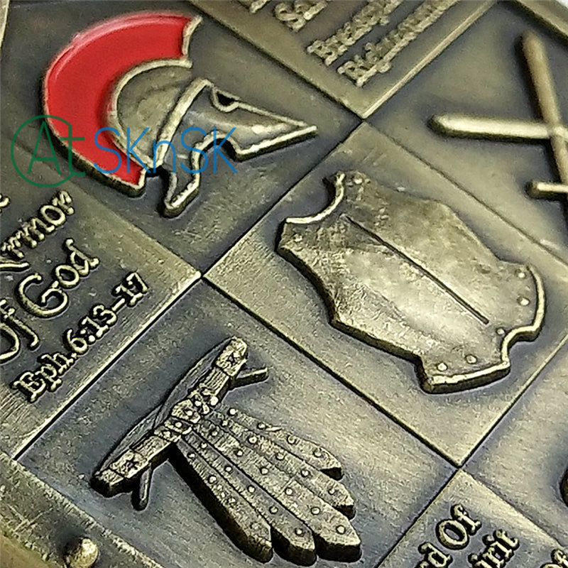 Put on the Full Armor of God Eph. 6:13-17 Challenge Coin mysite