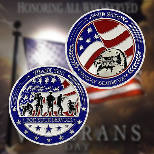 Us Army Challenge Coin-Silver plating mysite