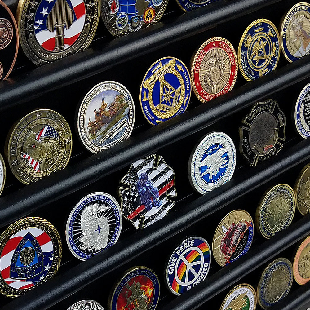 5 Tiers Challenge Coin Display Rack mysite