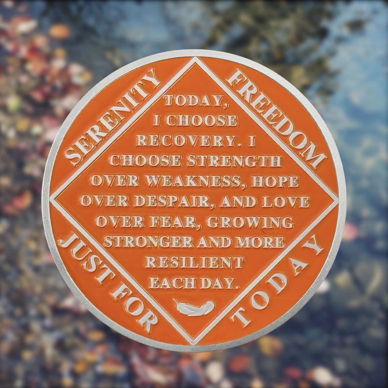Personalized Beach Sunset NA Recovery Coin mysite