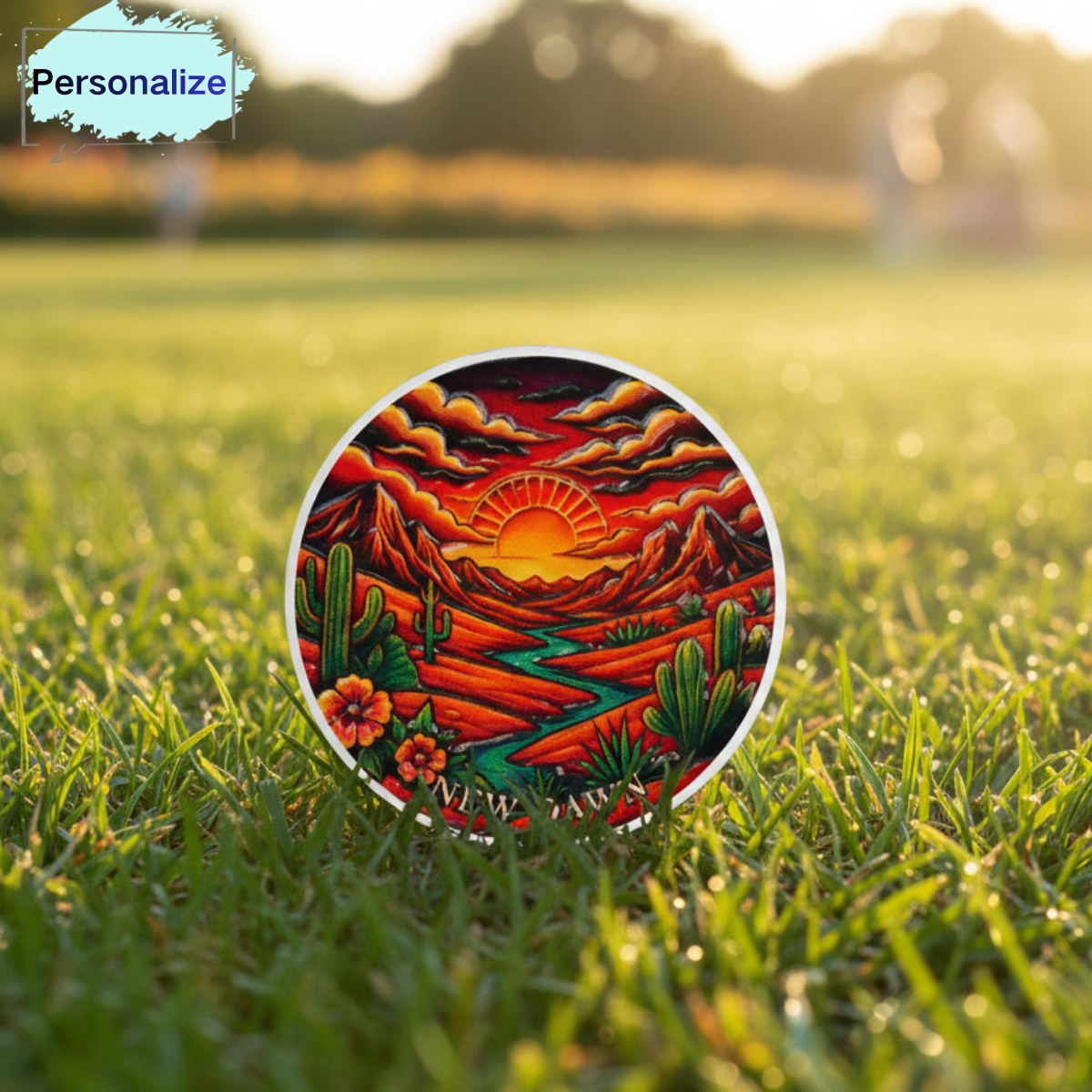Dawn Desert Canyons Sobriety Coin mysite