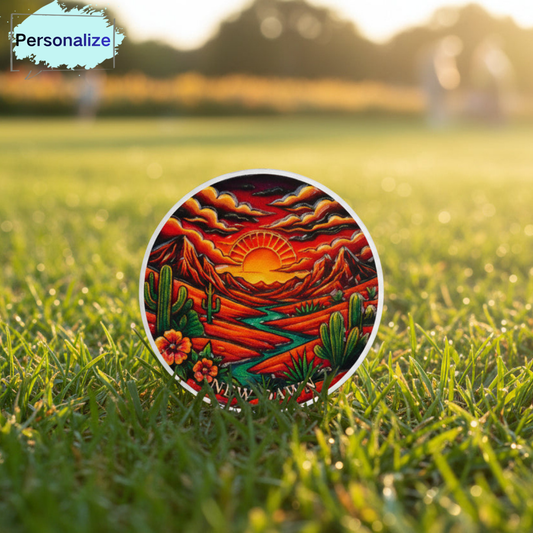 Dawn Desert Canyons Sobriety Coin mysite
