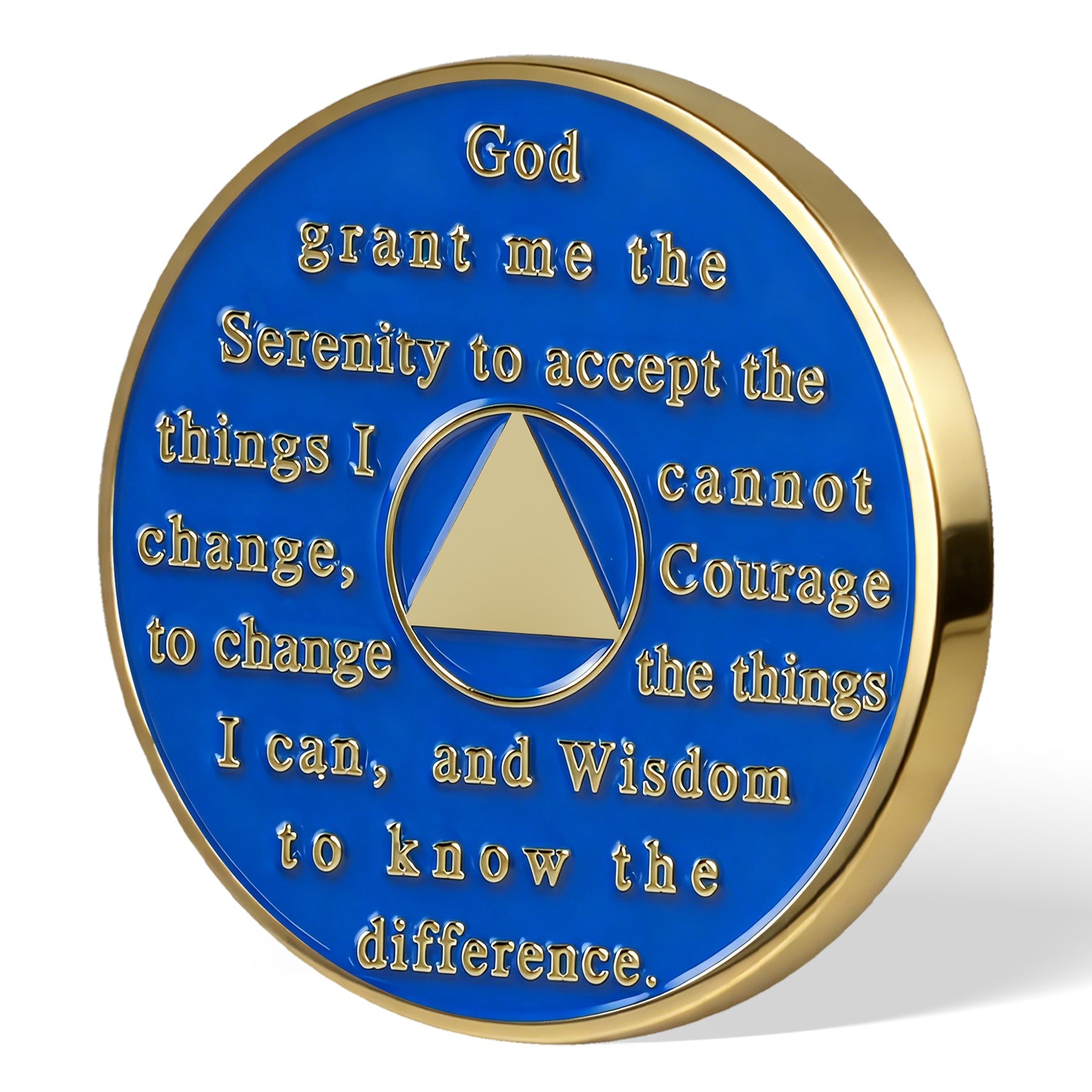 Personalized Colorful Rotating Fidget Spinner Sobriety Coin mysite