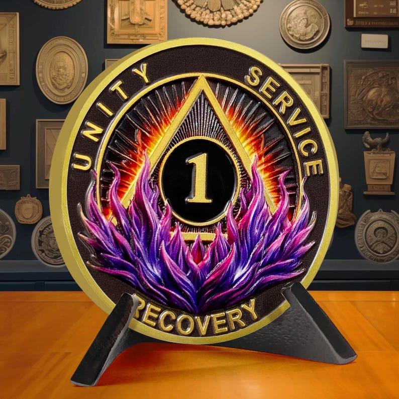 Delicate Triangle Sobriety Coin mysite