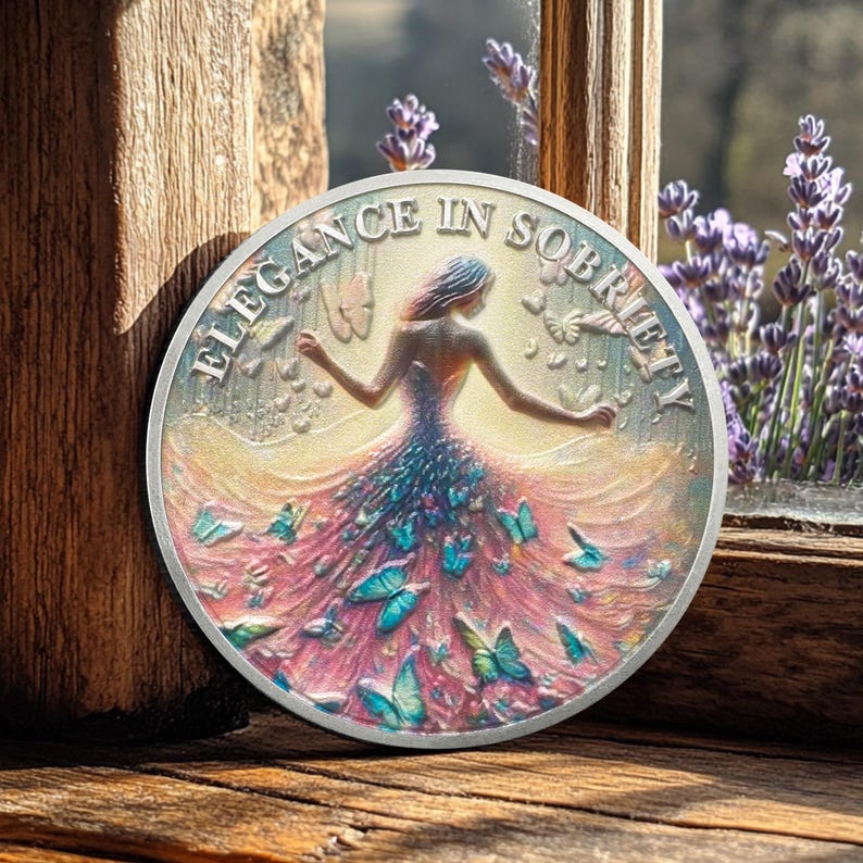 Personalized Sister Power Sobriety Coin – Recovery Gift for Women mysite
