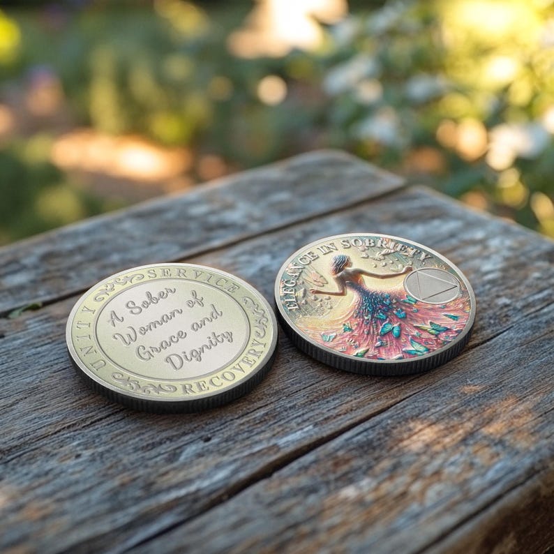 Personalized Sister Power Sobriety Coin – Recovery Gift for Women mysite